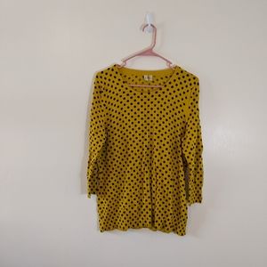 Madison Twee Y2k Classic Preppy Mod Polka Dot Blouse